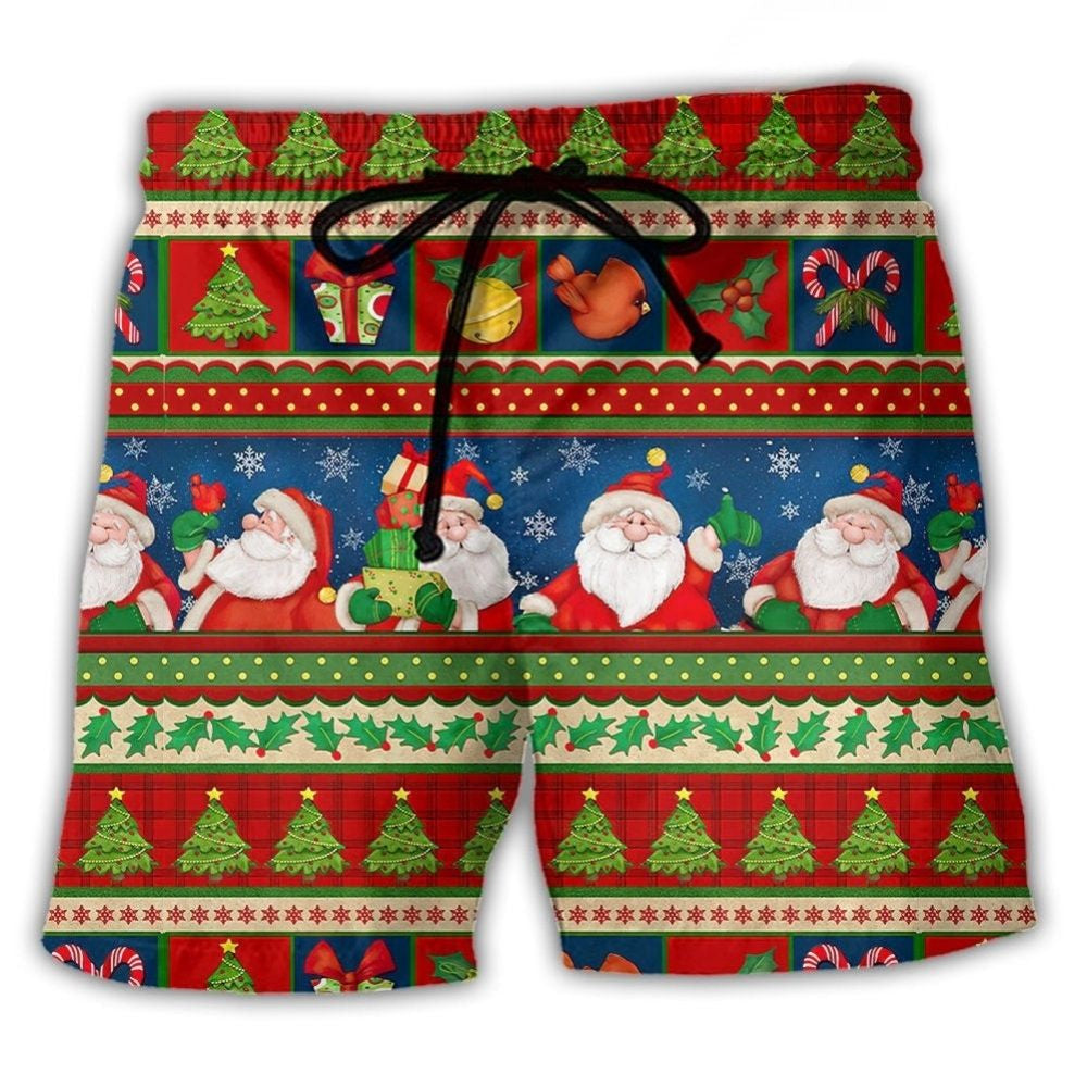 Happy Santa Christmas Cheer – Beach Short