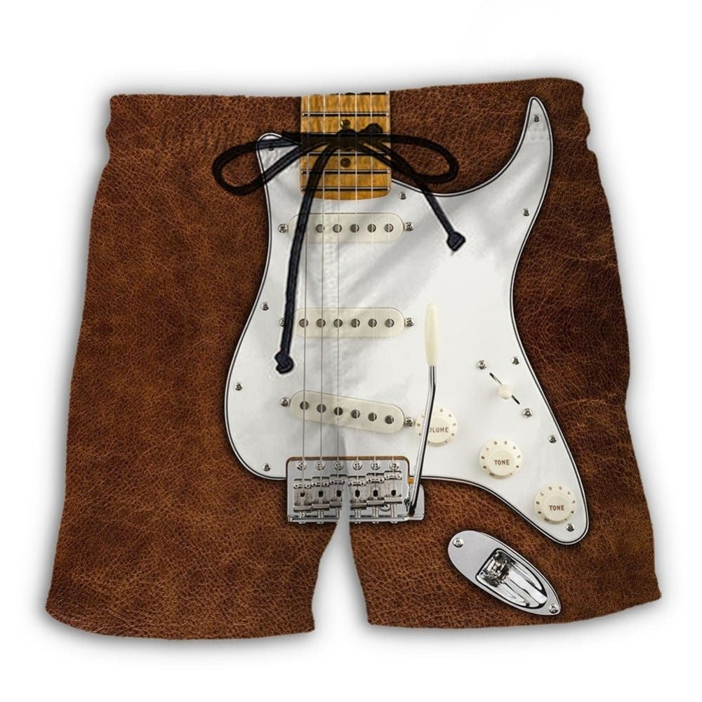 Guitar I Play With Cats – Beach Short