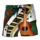 Vintage Classic Guitar Art – Beach Short