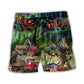 Tractor Outdoor Adventure Quote Art – Beach Short