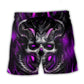 Skull Dark Purple Lightning – Beach Short