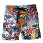 Amazing Koi Fish Ocean Art – Beach Short