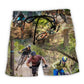 Mountain Biking Adventure Road Art – Beach Short