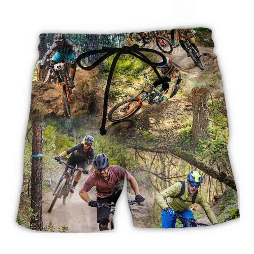 Mountain Biking Adventure Road Art – Beach Short