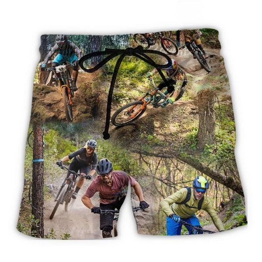 Mountain Biking Adventure Road Art – Beach Short