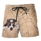 Pitbull Dog Fun – Beach Short