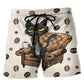 Coffee Black Cat Lover – Beach Short