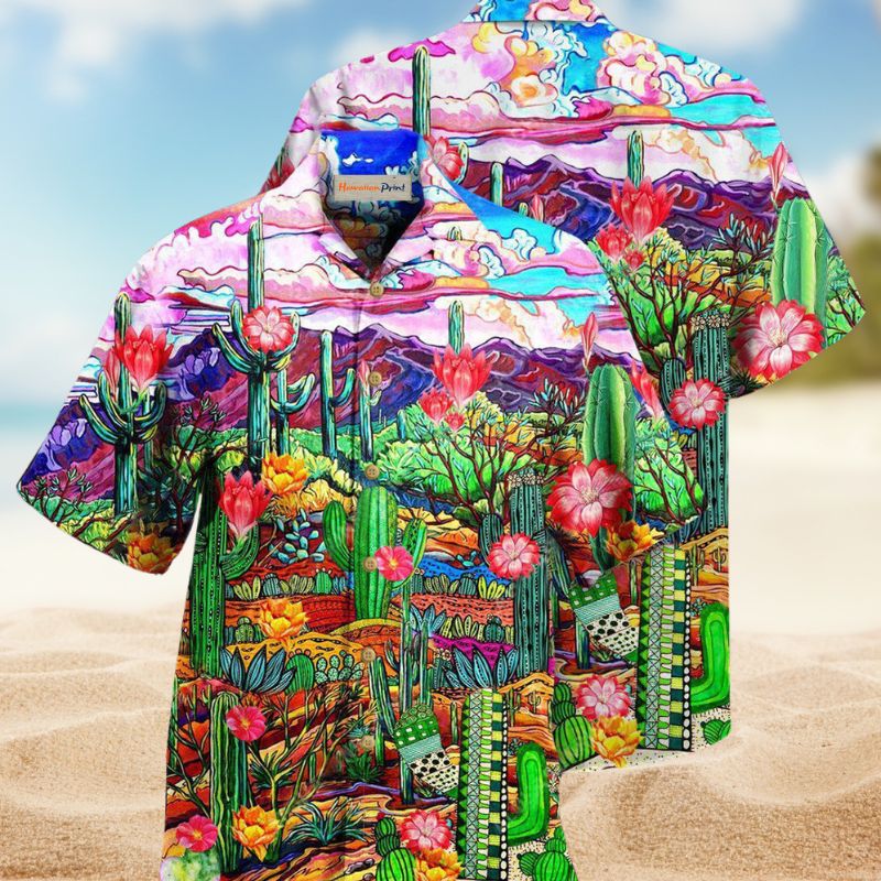 Cactus Flower Field Edition – Hawaiian Shirt