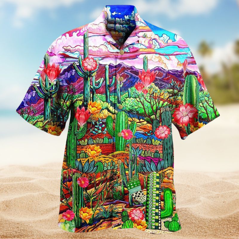 Cactus Flower Field Edition – Hawaiian Shirt