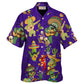 Cactus Love Music Purple – Hawaiian Shirt
