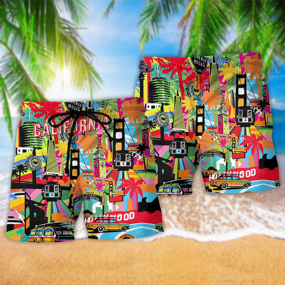California Summer Vibes – Beach Short