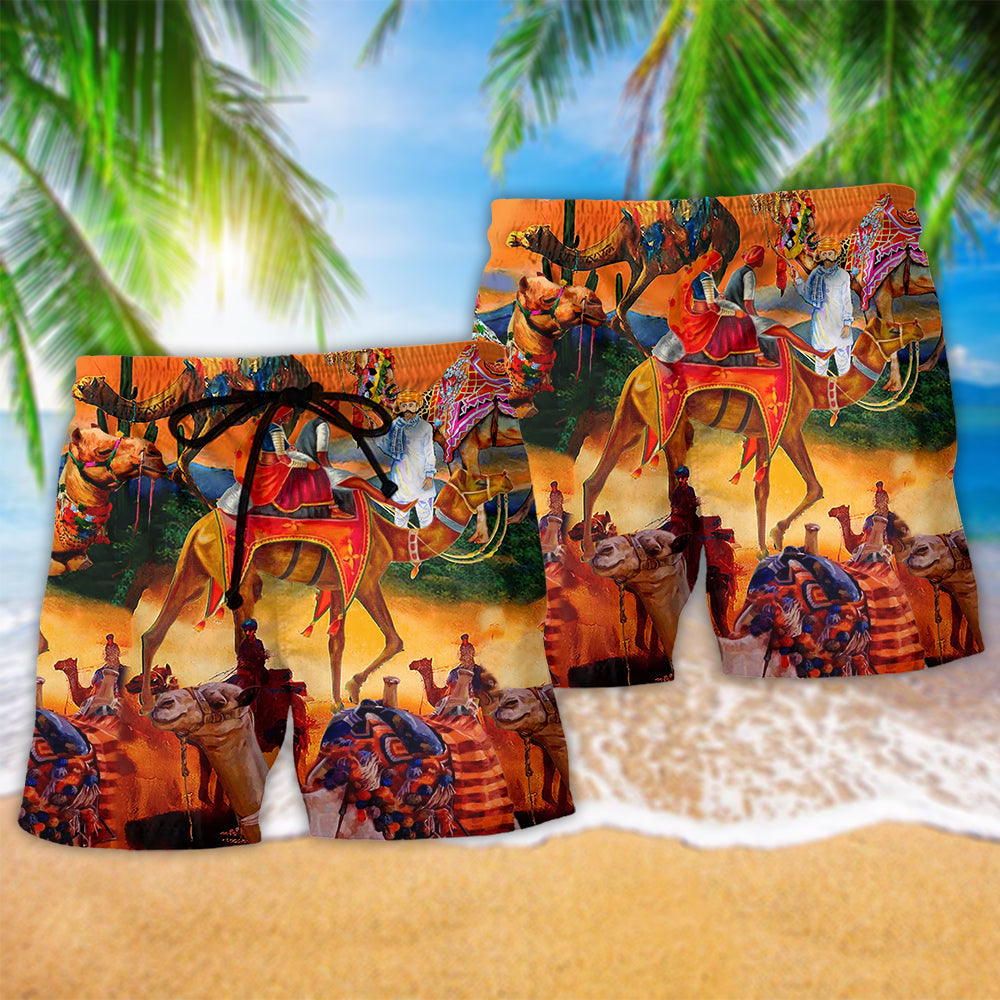 Camel Animal Love Art – Beach Short