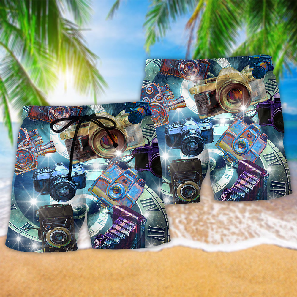 Camera Keeps Great Memories Retro – Beach Short