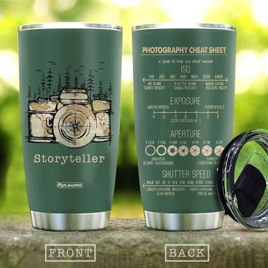 Camera Tell Your Story 20 Oz Tumbler For Travel Gifts