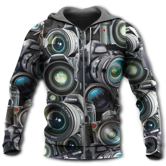 Camera Look Through The Lens - 3D Hoodie