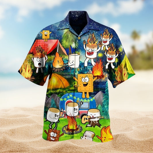 Camping Chocolate Marshmallow Limited Edition – Hawaiian Shirt