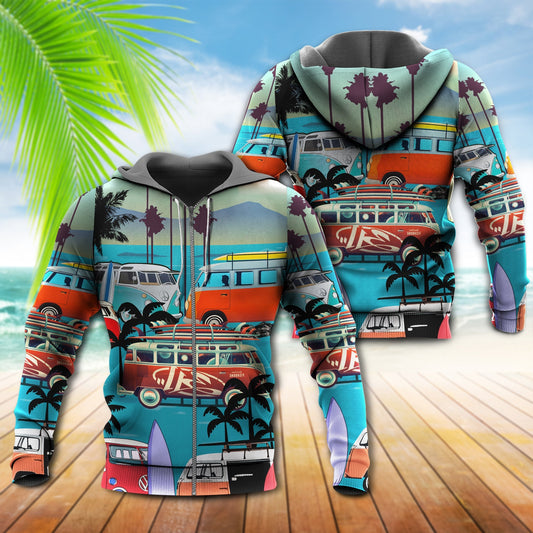 Vanlife Camping Quote Art – 3D Hoodie