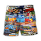 Camping America Independence Day Art – Beach Short