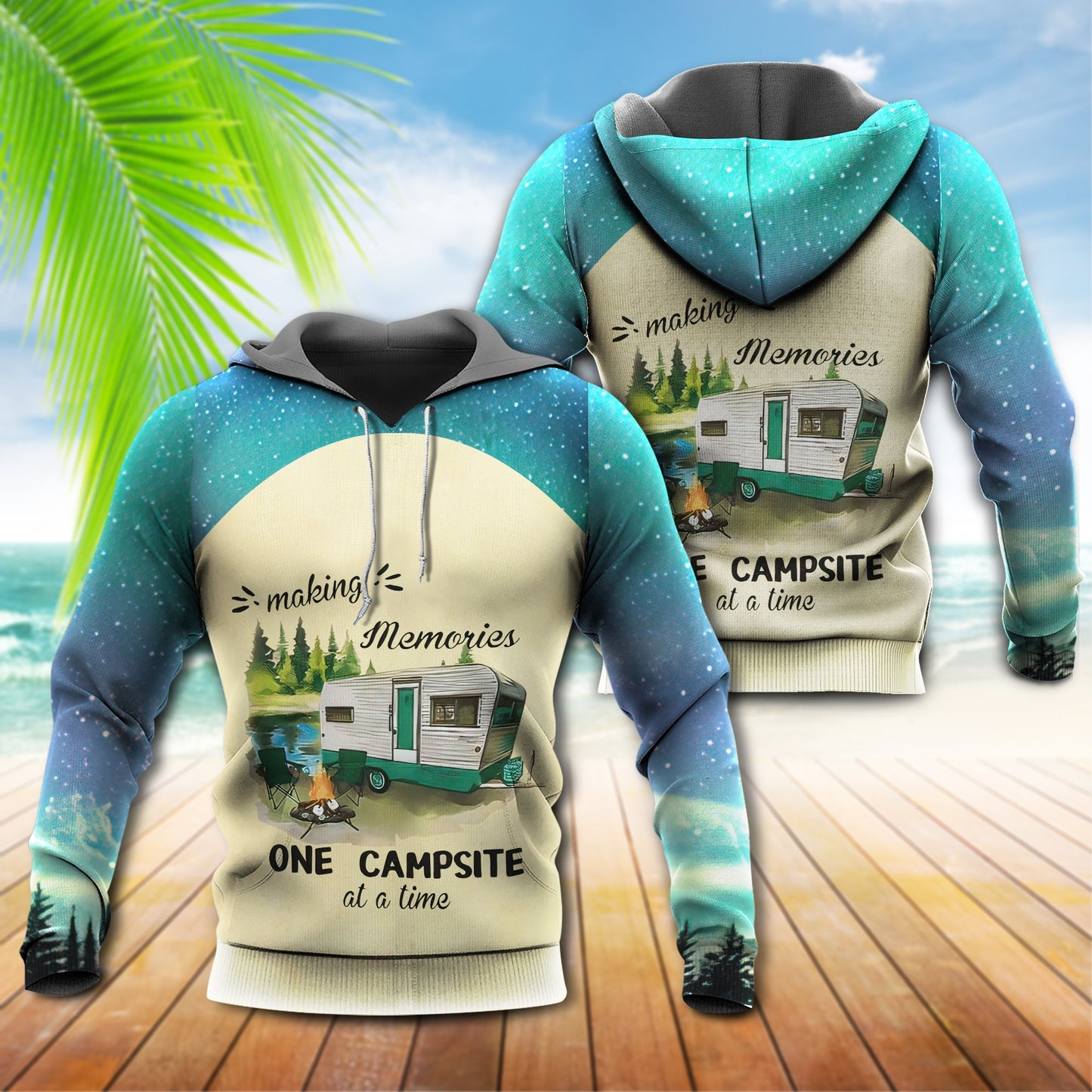 Camping Make Memories Outdoors - 3D Hoodie