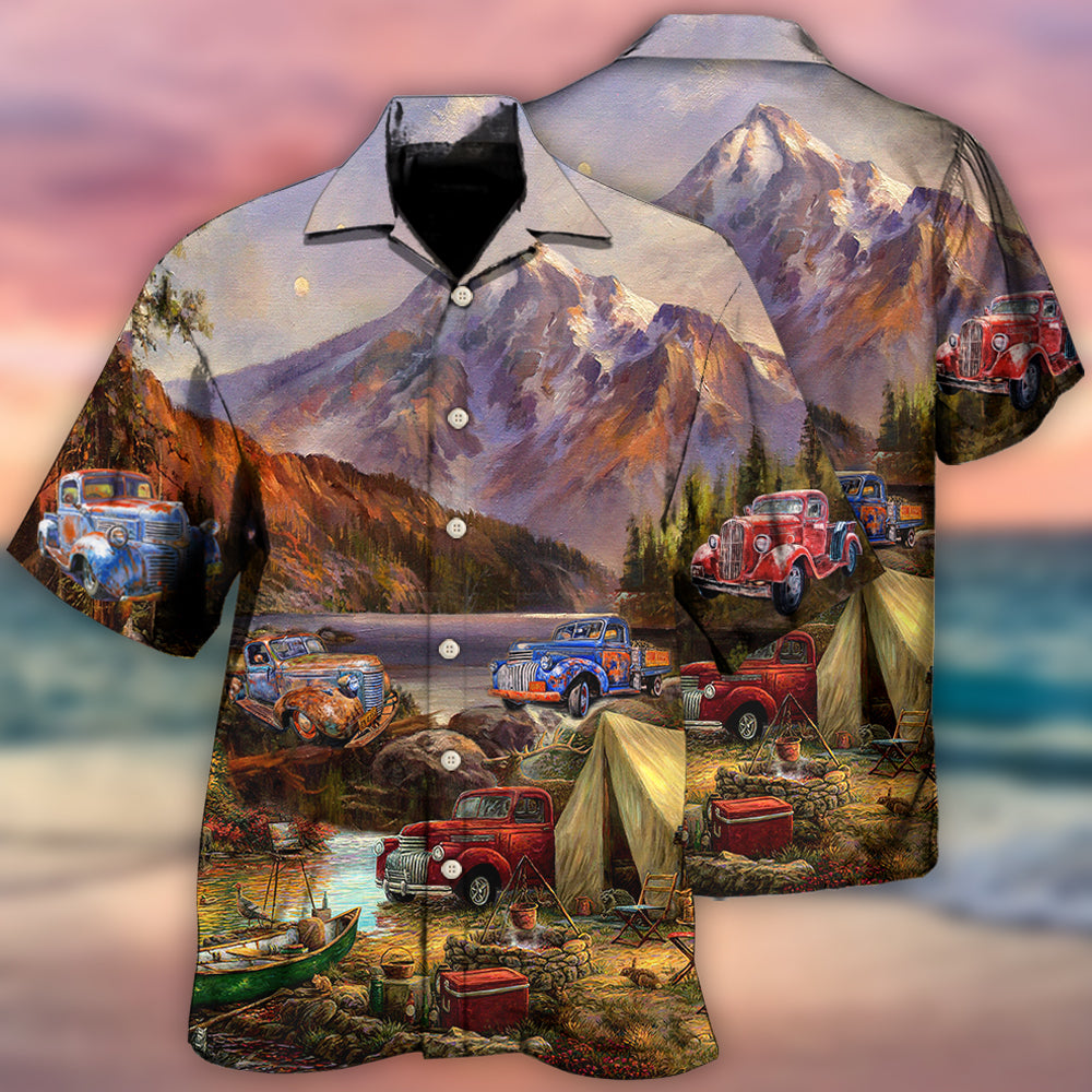 Camping Car Mountain Outdoor Style – Hawaiian Shirt