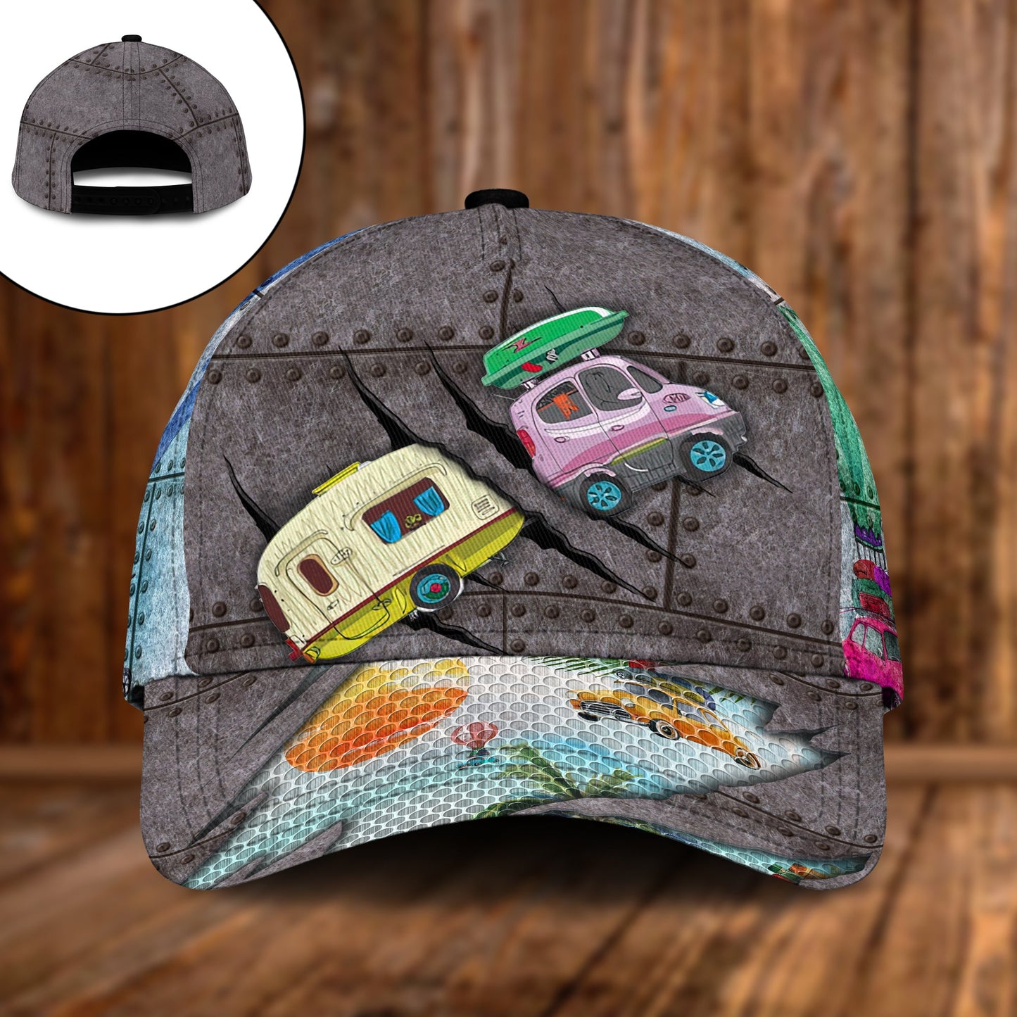 Camping Get High Outdoor Humor Style – Classic Cap