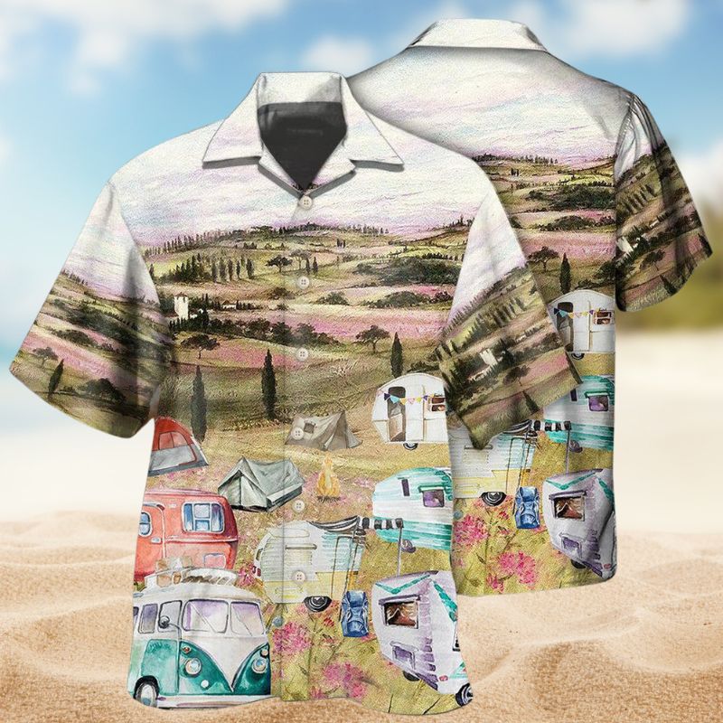Camping Immense Meadow Style – Hawaiian Shirt