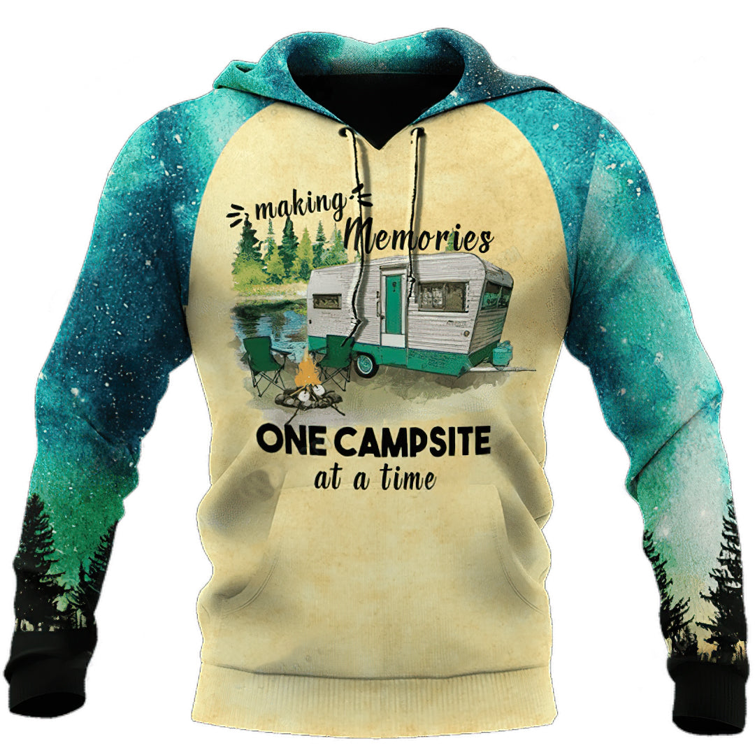 Camping Make Memories Art – 3D Hoodie