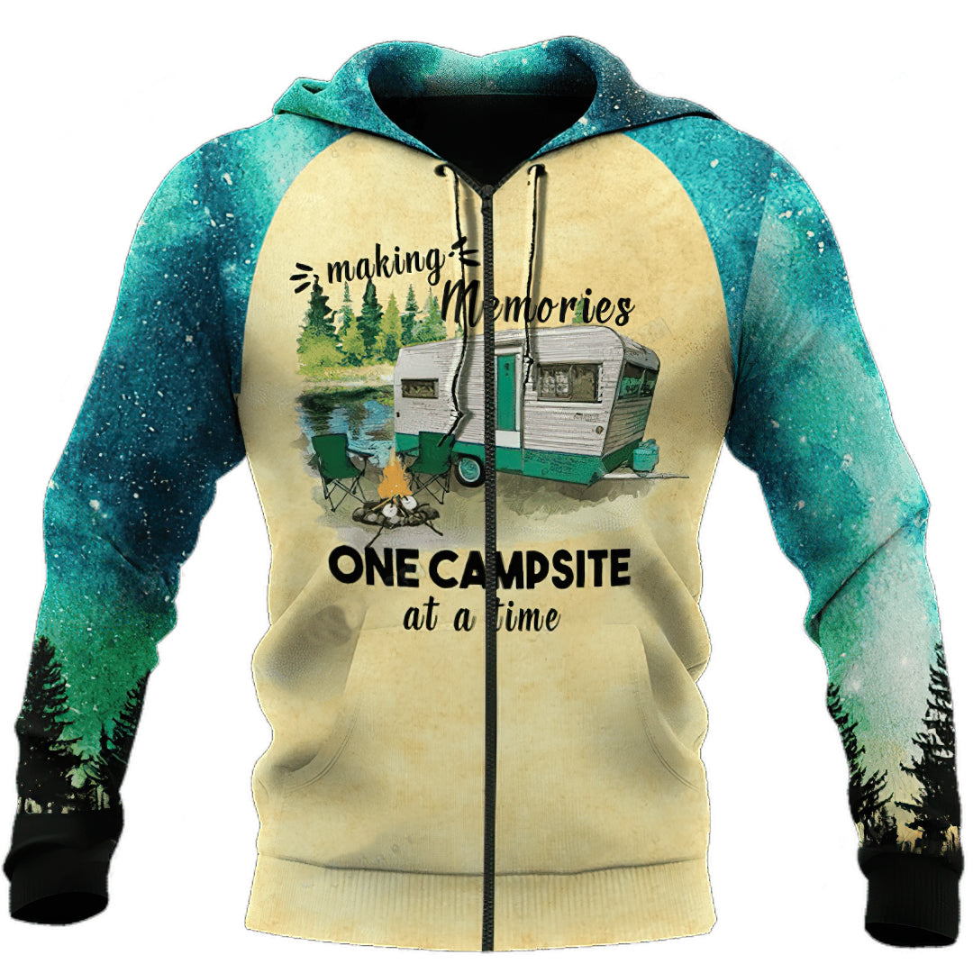 Camping Make Memories Art – 3D Hoodie