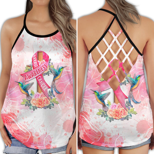 Breast Cancer Believe Strong Pink Edition – Hollow Tank Top