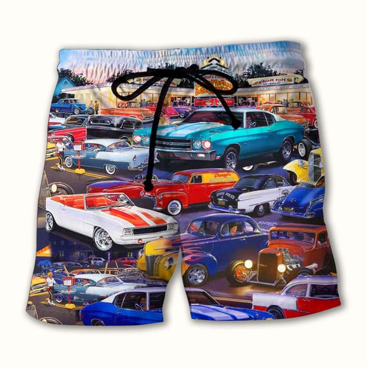 Classic Car Driving Passion – Beach Short