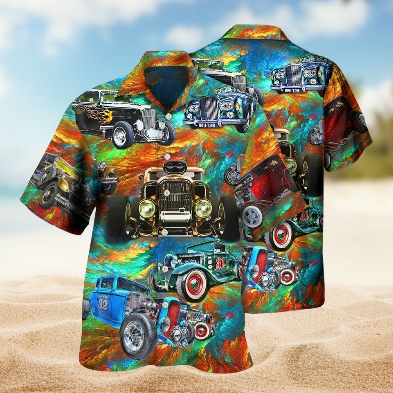 Car How To Ride A Hot Rod Limited Edition – Hawaiian Shirt