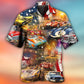 Patriotic Car Racing Independence - Hawaiian Shirt