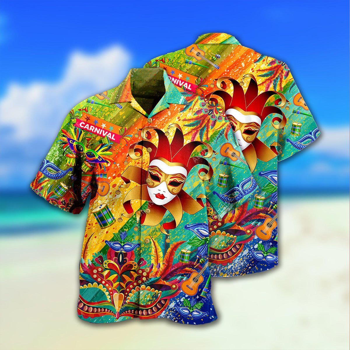 Carnival Celebration Colorful Festive - Hawaiian Shirt