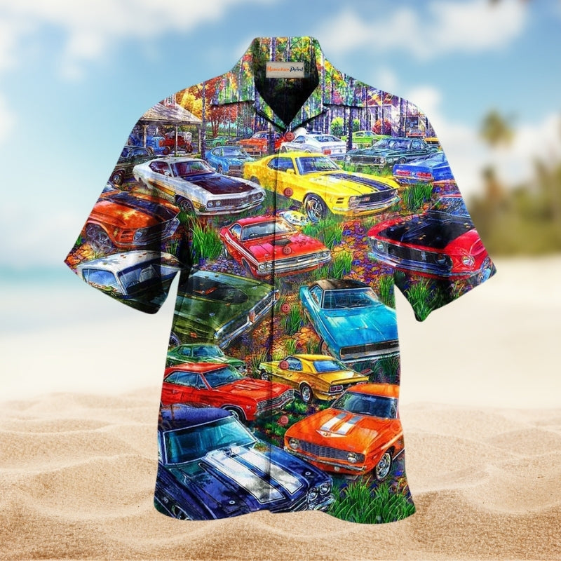Cars Color Retro Limited Edition – Hawaiian Shirt