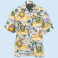 Hippo And Turtle Tropical Cartoon Style – Hawaiian Shirt