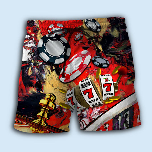 Casino Game Night Lover Style – Beach Short