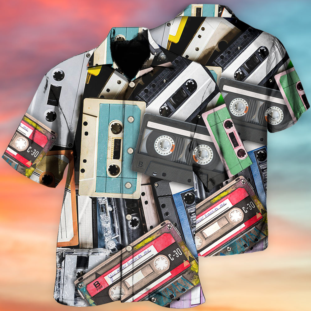 Cassette Tape Retro Music Lover - Hawaiian Shirt