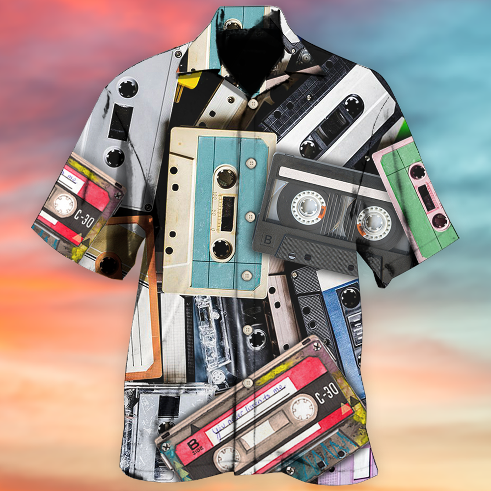 Cassette Tape Retro Music Lover - Hawaiian Shirt