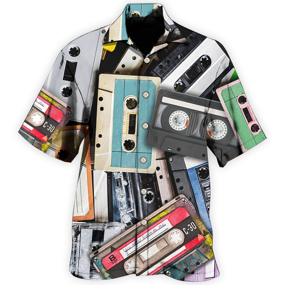 Cassette Tape Retro Music Lover - Hawaiian Shirt