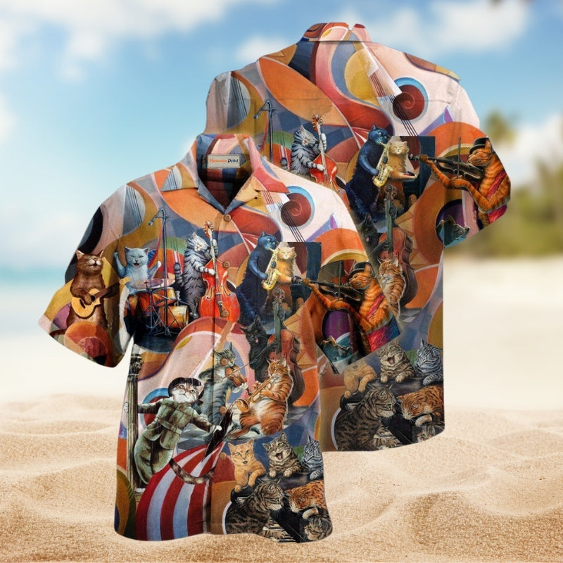 Cat Amazing Band Limited Edition – Hawaiian Shirt