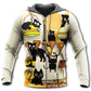 Cat Dinner Style Funny Art – 3D Hoodie