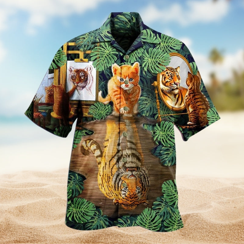 Cat And Tiger Limited Edition – Hawaiian Shirt