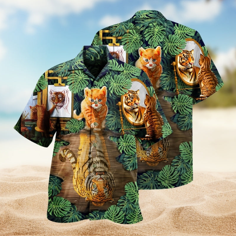 Cat And Tiger Limited Edition – Hawaiian Shirt