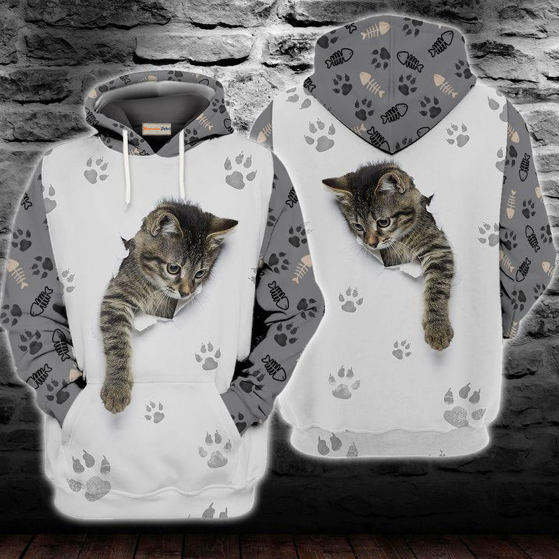 Cat Baby In My Soul Art – 3D Hoodie