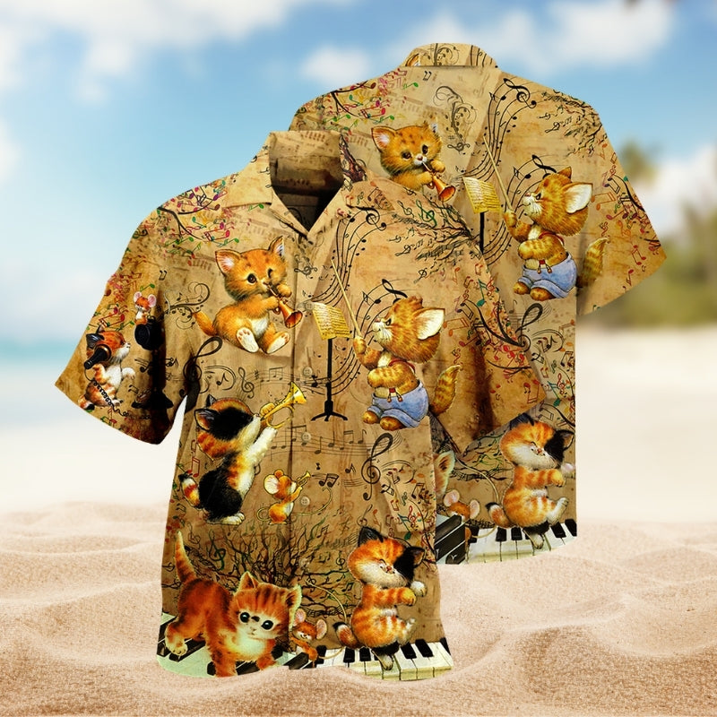 Cat Baby Love Music Limited Edition – Hawaiian Shirt