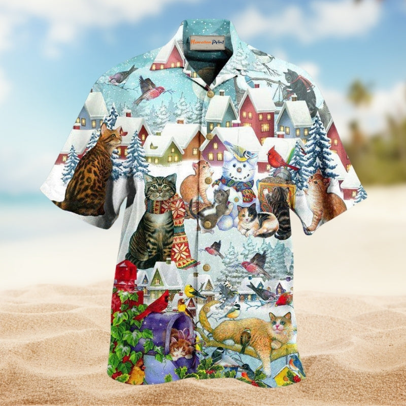 Cat Bird Winter Limited Edition – Hawaiian Shirt
