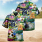 Cat Curious Water Lily Edition – Hawaiian Shirt