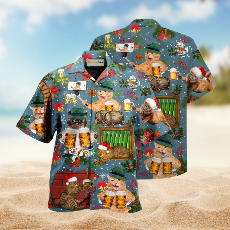 Cat Don’t Let Your Cat Drink Beer Edition – Hawaiian Shirt