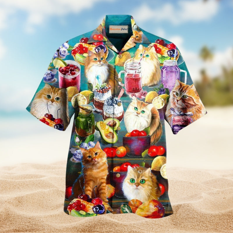 Cat Fresh Your Day With Smoothies Edition – Hawaiian Shirt