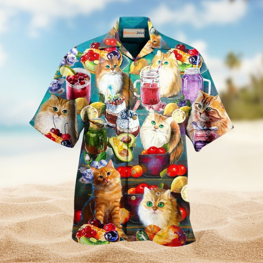 Cat Fresh Your Day With Smoothies Edition – Hawaiian Shirt